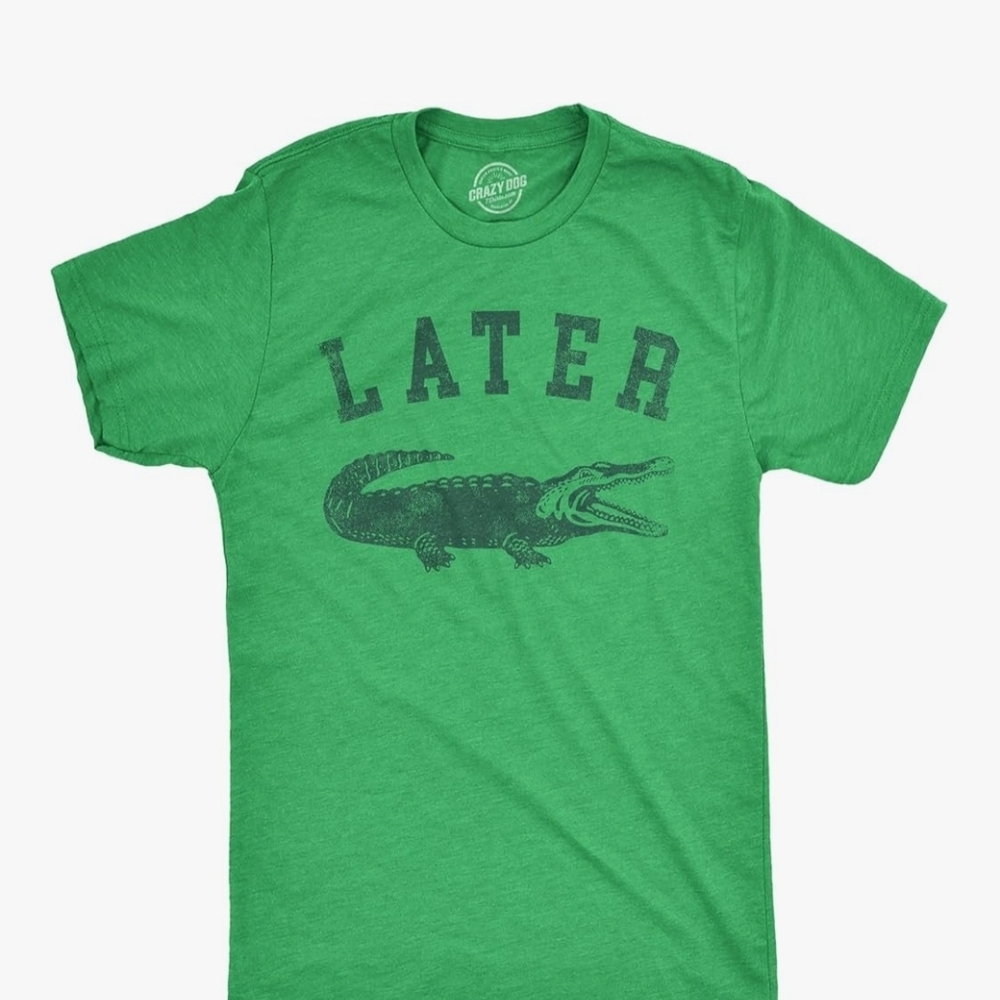 Green Reptile Graphic T-Shirt
